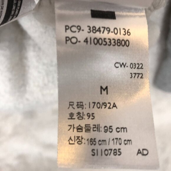 Levi's Mens Hoodie Sweatshirt Medium Relaxed Fit Pullover Gray Classic Casual - Picture 6 of 10